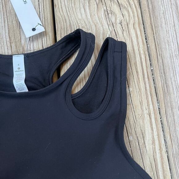 Lululemon X Soulcycle Women's Black Mastered Motion Crop Tank Size 4. NEW - Picture 3 of 8